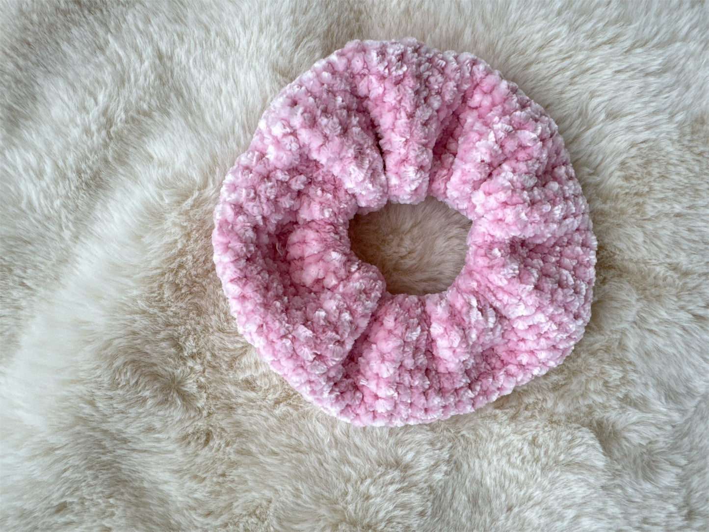Donut Shape Hair Tie Crochet Scrunchie