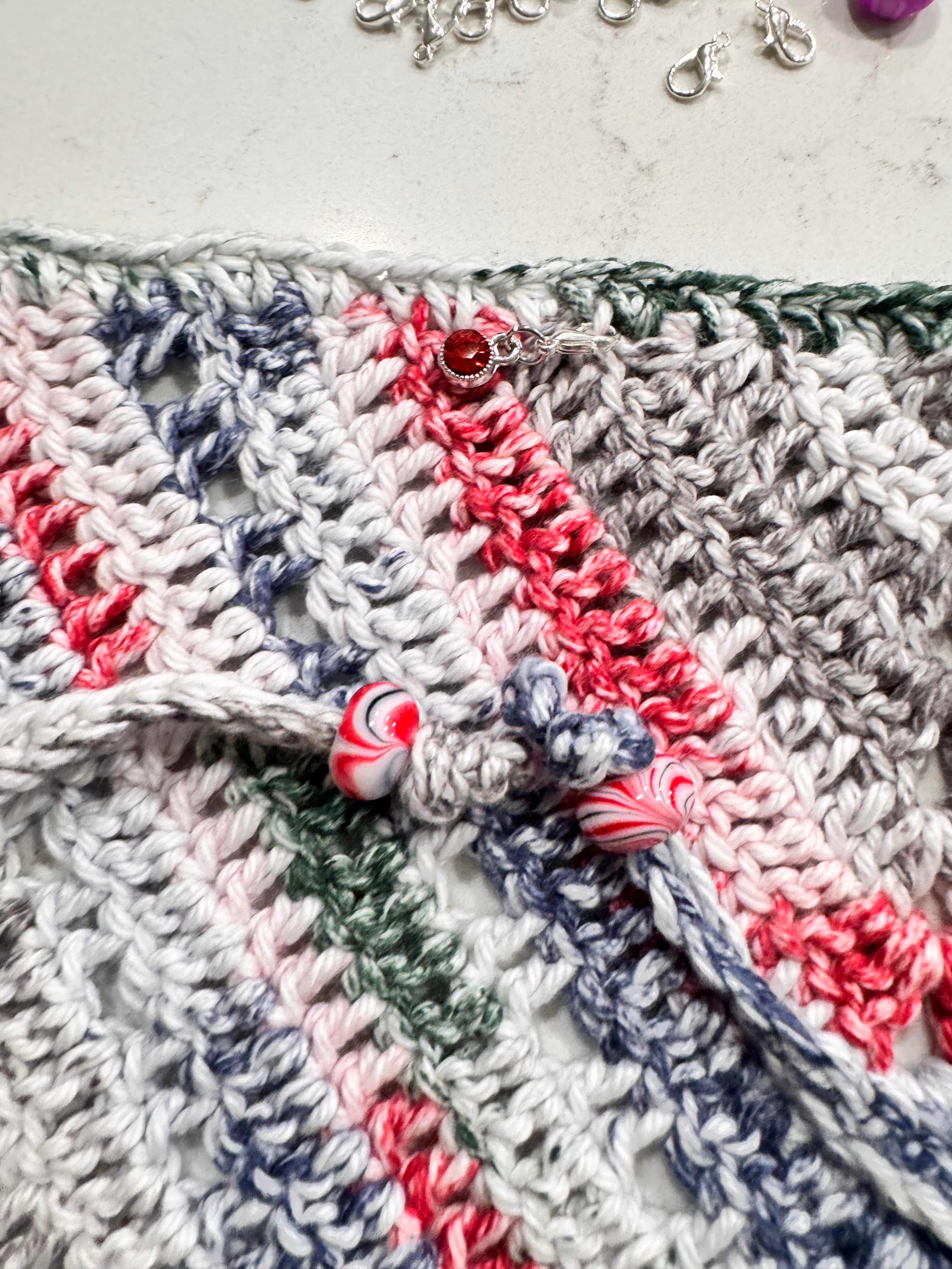 Bandana 100% soft cotton, multicolor (blue, red,white)