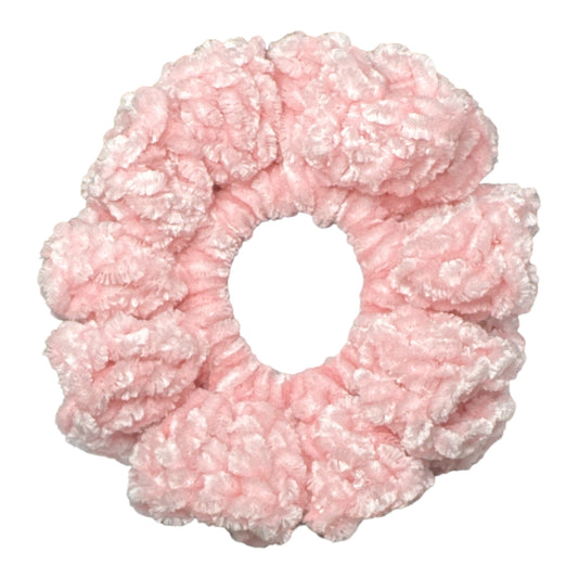 All Over Tie Crochet Scrunchie Velvet Regular Size
